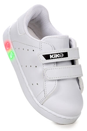 Kiko Kids Royzo Cırtlı Işıklı Kız Çocuk Spor Ayakkabı