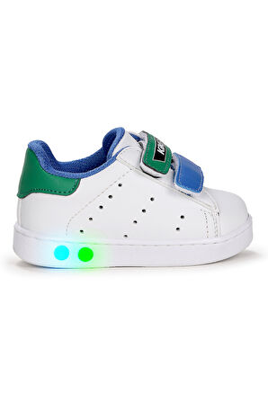 Kiko Kids Royzo Cırtlı Işıklı Kız Çocuk Spor Ayakkabı