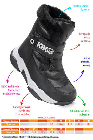 Kiko Kids Magic Cırtlı Kız Çocuk Kar Botu