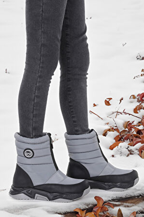 Kiko Kids Sumo Fermuarlı Kız Çocuk Kar Botu