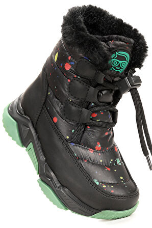 Kiko Kids Bambu Bağcıklı Kız Çocuk Kar Botu