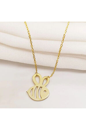 18 Ayar Gerçek Altın Kaplama Kararmayan Kadın Arı Maya Model (14 ŞUBAT SEVGİLİLER GÜNÜ HEDİYESİ)