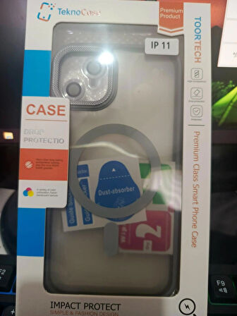 MAGESEFLİ APPLE 11 KILIF+KAMERA TOZ KORUMA LENSİ