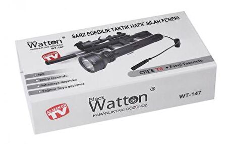 Watton WT-147 T6 LED El Feneri Çok Kuvvetli