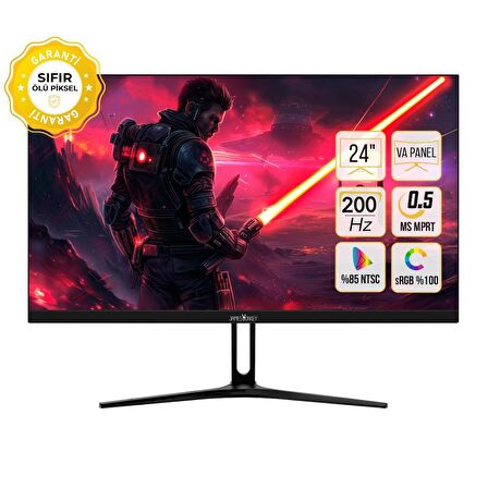 James Donkey Epic E10 23.8'' 200Hz 0.5Ms FHD VA Panel Gaming Monitör (Sıfır Ölü Piksel Garantili)