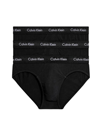 Calvin Klein Erkek 3’Lü Siyah Slip