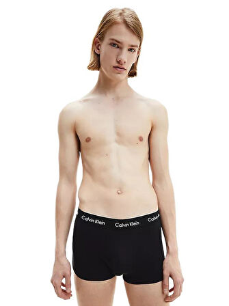 Calvin Klein Erkek 5'li Low Rise Siyah Boxer Trunk