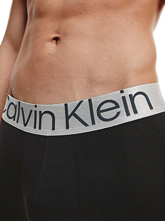 Calvin Klein Erkek 3'lü Siyah Boxer Trunk
