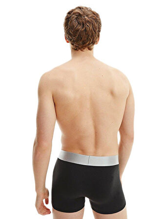 Calvin Klein Erkek 3'lü Siyah Boxer Trunk
