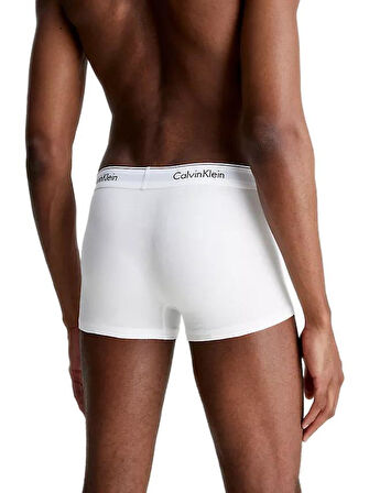 Calvin Klein Erkek 3'lü Beyaz Boxer Trunk