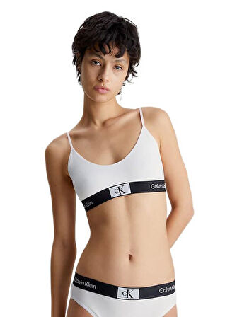 Calvin Klein Kadın Beyaz Bralet   
