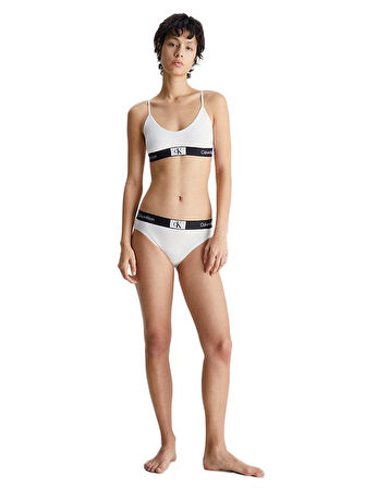 Calvin Klein Kadın Beyaz Bralet   