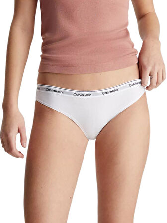 Calvin Klein Kadın Beyaz 3'lü Bikini Külot  
