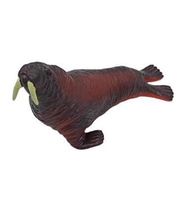 Oyuncak Et Deniz Canlıları Deniz Mors'u Yumuşak Dokusuyla Pasific Walrus Figürü 20cm.