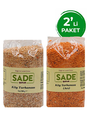 Tatlı ve Acı Köy Tarhanası 500gr+500 gr