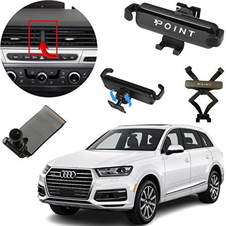 Audi Q7 Araca Özel Cep Telefon Tutacağı Robotik Oynar Başlıklı 2015-2019 Arası Profesyonel Ürün