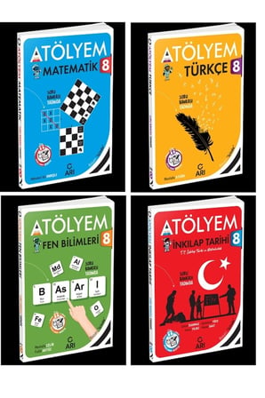 2024 Arı Yayınları LGS Matematik-Türkçe-Fen Bilimleri-İnkılap Tarihi Atölyem Seti (GÜNCEL)