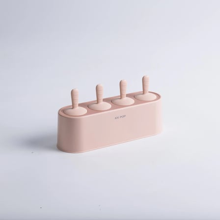 Pembe 4'lü Dondurma kalıbı