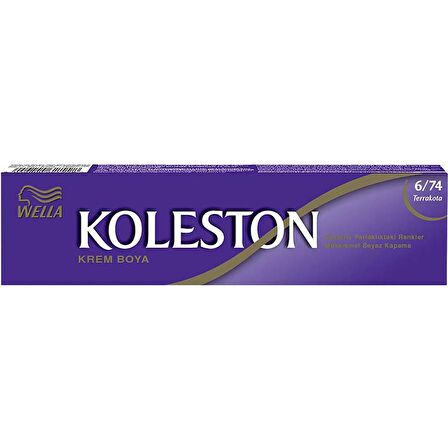 Koleston Tüp Boya 50 ml - 6.74 Terrakota + 20 Vol Oksidan Peroksit