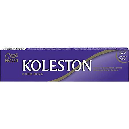 Koleston Tüp Boya 50 ml - 6.7 Çikolata Kahve + 20 Vol Oksidan Peroksit
