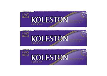 Koleston Tüp Boya 50 ml - 77.44 Kor Ateşi Kızılı 3 Adet