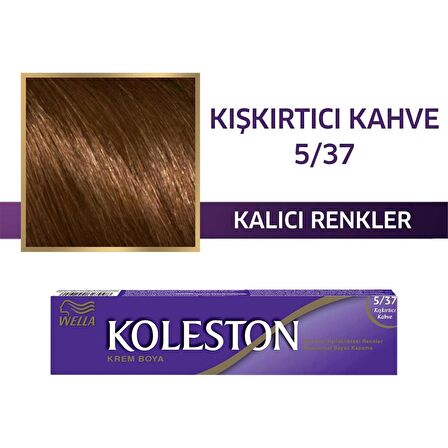 Koleston Tüp Boya 50 ml - 5.37 Kışkırtıcı Kahve 3 Adet