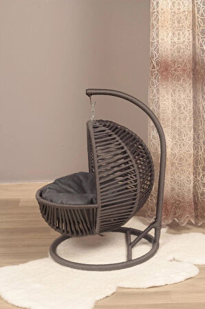 Cat Loft Kedi Salıncağı ve Minderli Rahat Yatağı, Sık Örgülü Rattan Tasarım