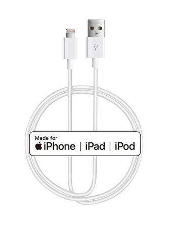 iPhone 6 Uyumlu USB Lightning 2.4 A Hızlı Şarj Kablosu