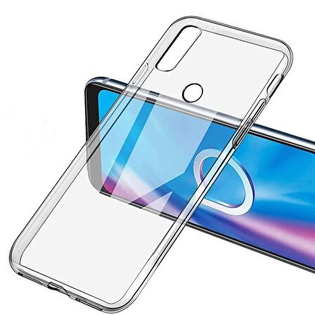 Gpack Alcatel 1S 2020 Kılıf Süper Silikon Arka KorumaNano Glass