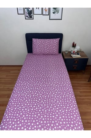 Tek Kişilik Lastikli Çarşaf (Yastıklı)