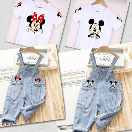 MODAVALS MINNIE & MICKEY TULUM KARDEŞ KOMBİN MINNIE BAHÇIVAN TULUM & TSHIRT