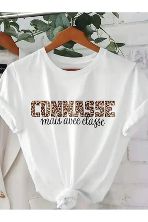 Unisex Chonnasse Baskılı Tasarım Tshirt