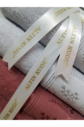 Özdilek Ditsy Yüz Havlusu 4 Adet- Gri Mürdüm-