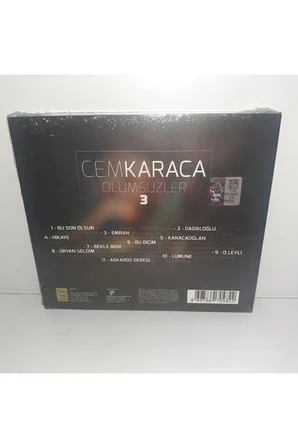 CEM KARACA OLUMSUZLER 3 ALBUM SIFIR JELATINLI AMBALAJINDA
