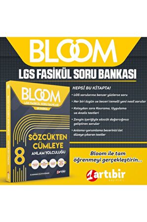  8.Sınıf 6'lI BLOOM TÜM DERSLER SET 