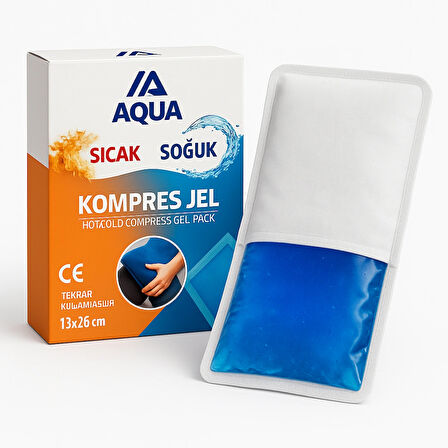 Sıcak Soğuk Kompres Jel – Hot & Cold Jel Kompres Ped 13x26
