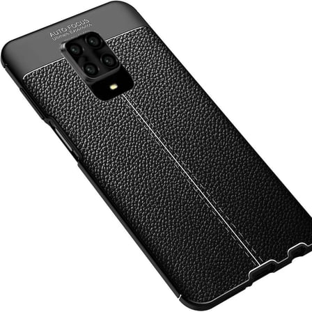 Gpack Xiaomi Redmi Note 9 Pro Kılıf Niss Silikon Deri Görünümlü
