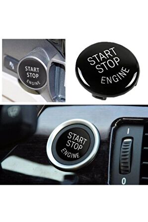 Bmw E90 Uyumlu Start Stop Düğmesi E60 Start Stop Düğmesi E87 X3 X5 Siyah