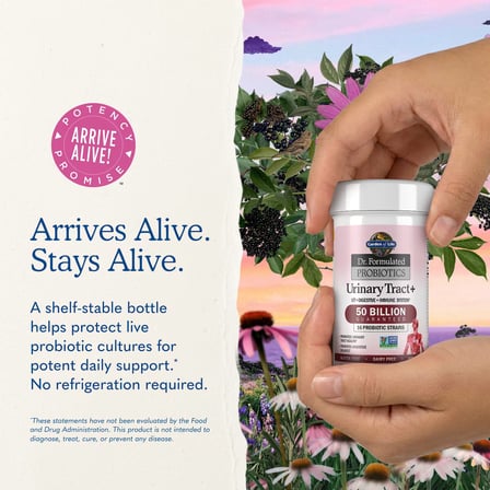 Dr. Formulated Probiotics Urinary Tract+ - 50 Billion CFU - Supports Digestive, Immune & Urinary Tract+ 60 Veg Capsules