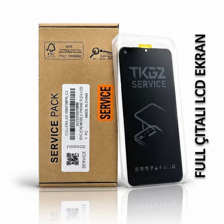 Tkgz - Samsung Galaxy A16 - 5G - İle Uyumlu Lcd Ekran Dokunmatik Servıce Pack Lcd Full Çıtalı