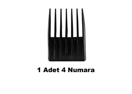 Moser 1400 Makine Tarağı 4lü Set (1-2-3-4 Numara)