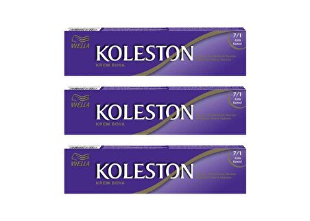 Koleston Tüp Boya 50 ml - 7.1 Küllü Kumral 3 Adet