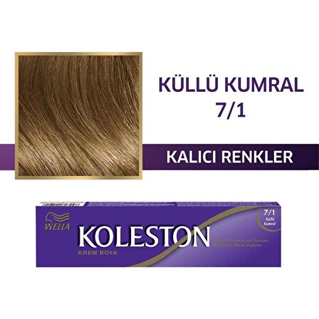 Koleston Tüp Boya 50 ml - 7.1 Küllü Kumral 3 Adet