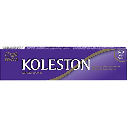 Koleston Tüp Boya 50 ml - 6.0 Koyu Kumral 3 Adet