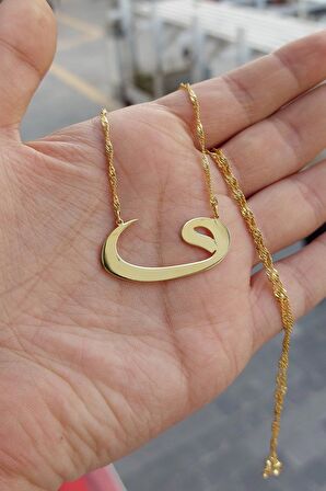 925 Ayar Gümüş Vav Kolye