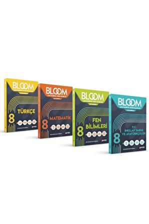  8.Sınıf  4'lü BLOOM TÜM DERSLER SET 