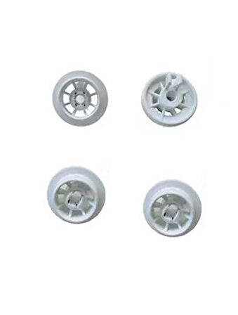 Alt Sepet Teker Arçelik Bulaşık Makinesi Alt Sepet Tekeri 4 Adet Beyaz Renk