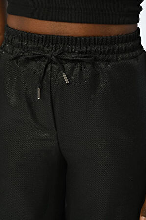 KADIN BELİ LASTİKLİ BOL PAÇA SİMLİ PANTOLON