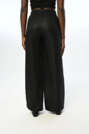 KADIN BELİ LASTİKLİ BOL PAÇA SİMLİ PANTOLON