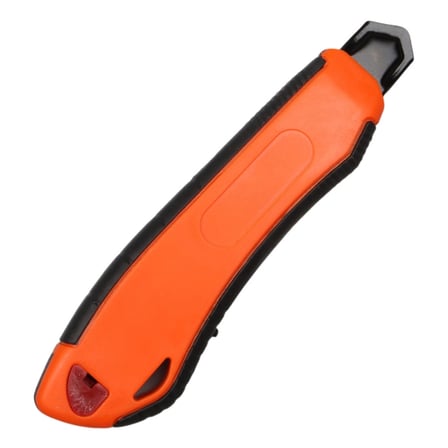  SN-27095 PLASTİK GÖVDE PROFESYONEL 18 MM METAL MAKET BIÇAĞI - FALÇATA